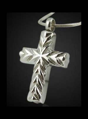 CROSS, STAINLESS STEEL WITH SILVER FINISH
